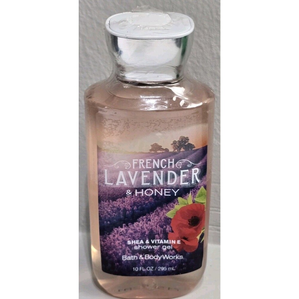 Bath & Body Works French Lavender & Honey Shower Gel 10 fl oz / 295 ml New Shea